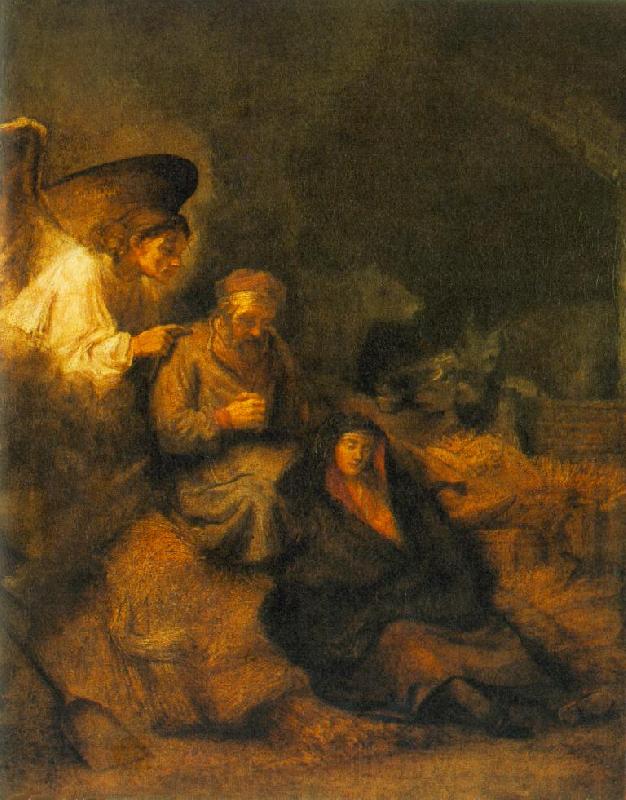 REMBRANDT Harmenszoon van Rijn The Dream of St Joseph ds